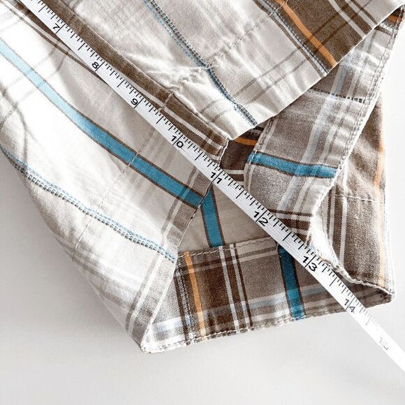 Levi's Mens Shorts Authentic Red Tab Plaid Pattern Zip Casual Multicolored Sz 31 - Picture 5 of 9